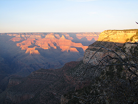 Solnedgang over Grand Canyon