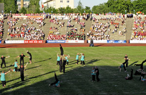 Bunden opgave på stadion i Tallinn